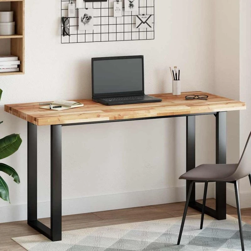 vidaXL bordplade 140x60x4 cm massivt akacietræ