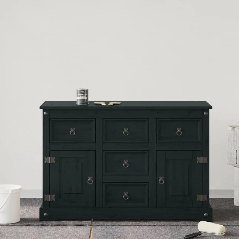 vidaXL Møbelmaling Sort 0,75 L