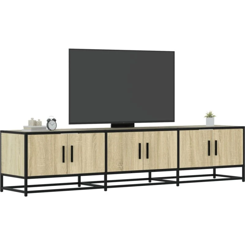Sonoma-eg Tv-Bord 180 cm Røget Eg