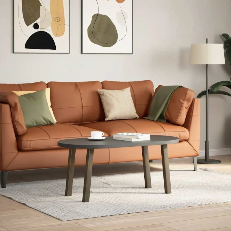 vidaXL sofabordsben 4 stk. naturstål 42 cm