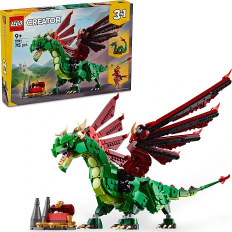 LEGO Creator 3-i-1 Middelalder-drage 31161