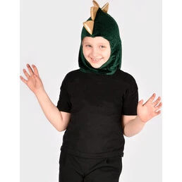 Den Goda Fen Drage-kostume, hætte og hale, str. 3-5 år