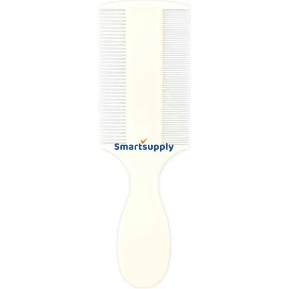 Trixie loppe- og tættekam 14 cm, dobbeltsidet med håndtag