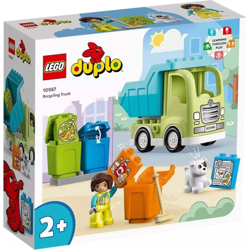 LEGO DUPLO Affaldsindsamlingsbil – Genbrug og sortering