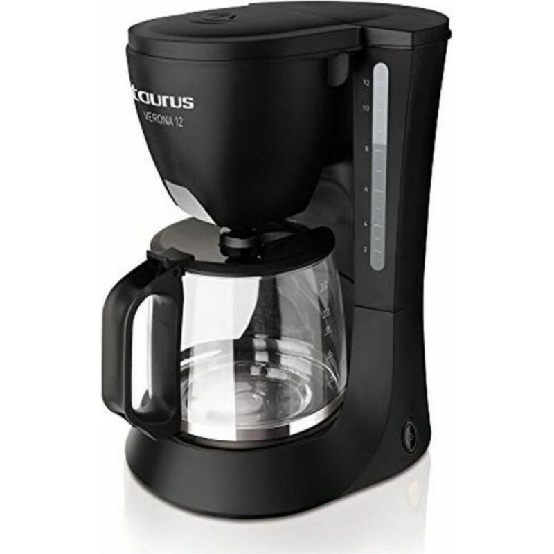 Taurus Verona 12 dryp-kaffemaskine, sort, 1,2 l