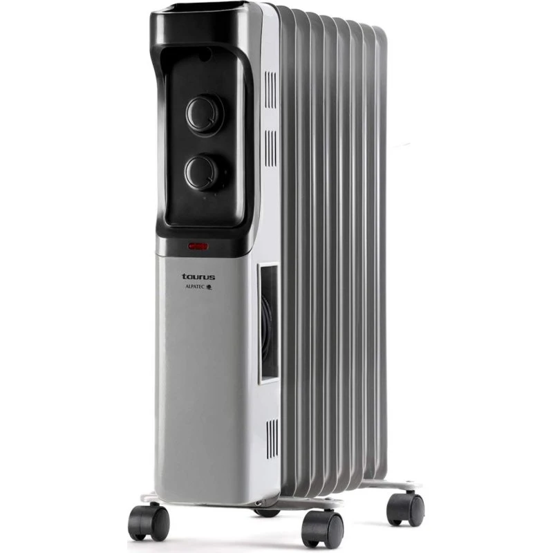 Taurus New Dakar Olieradiator 2000W, 9 kamre, grå