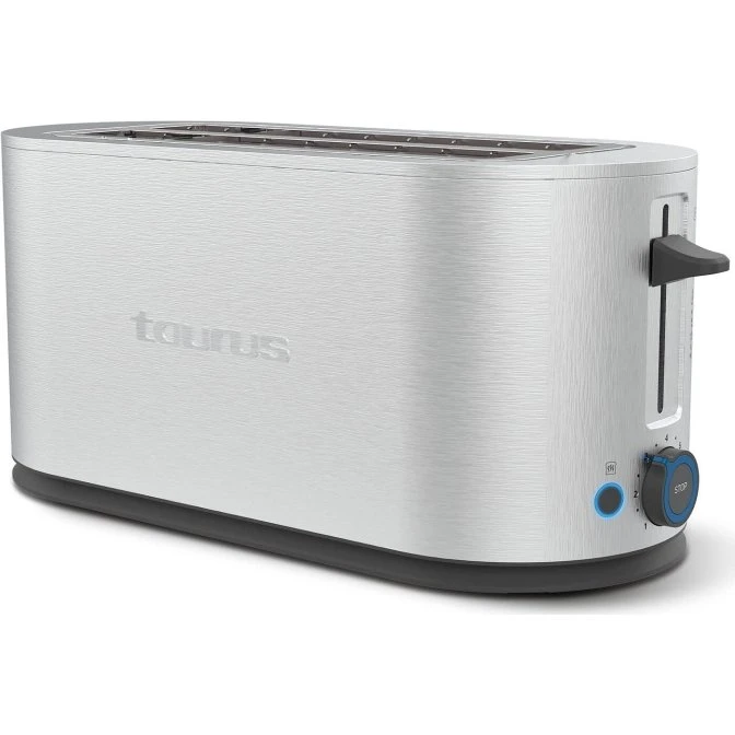 Taurus Mytoast Duplo Legend 7 1500W 4-Skive Brødrister, Rustfrit Stål