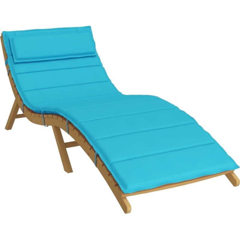 vidaXL Solseng Pude Turkis 178 x 60 x 4 cm Oxfordstof