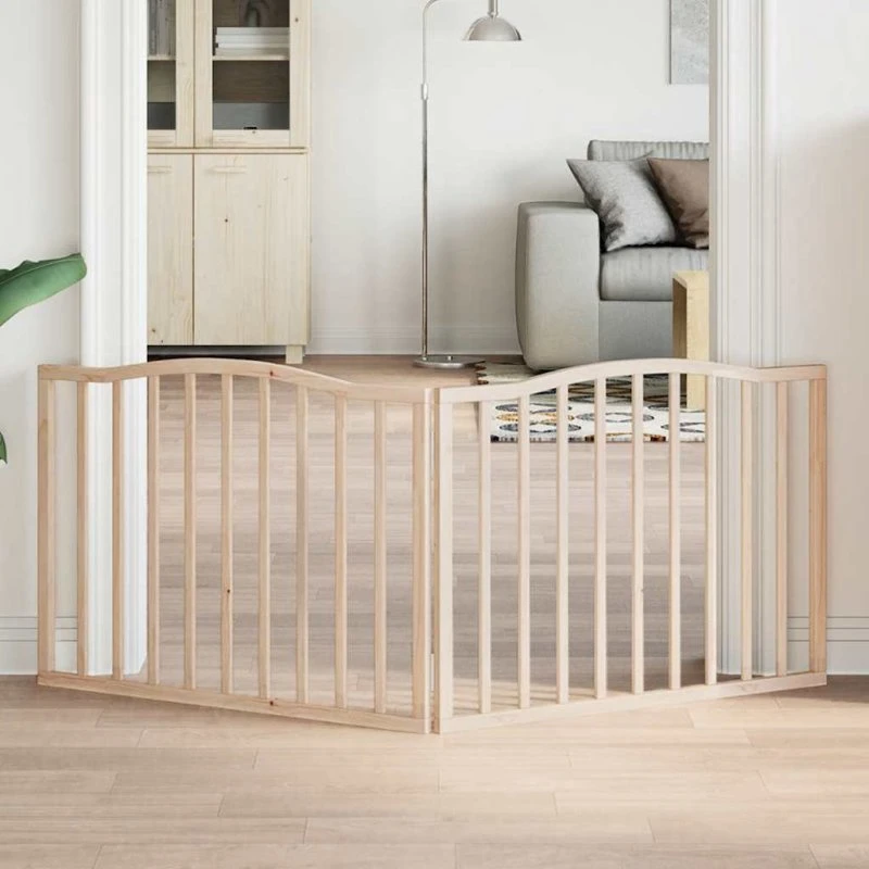 vidaXL Hundelåge 2 paneler 160 cm poppeltræ