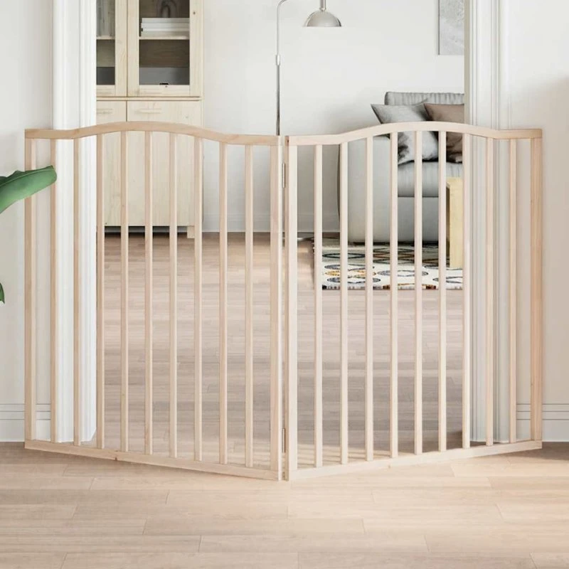 vidaXL Hundelåge 2 Paneler 160 cm Poppeltræ