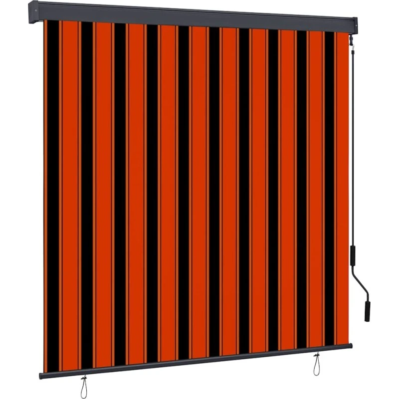 vidaXL Rullegardin Orange og Brun 180 x 250 cm