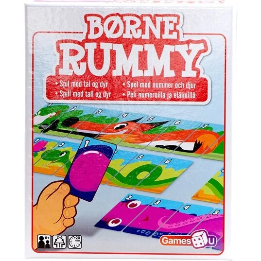 Børne Rummy kortspil