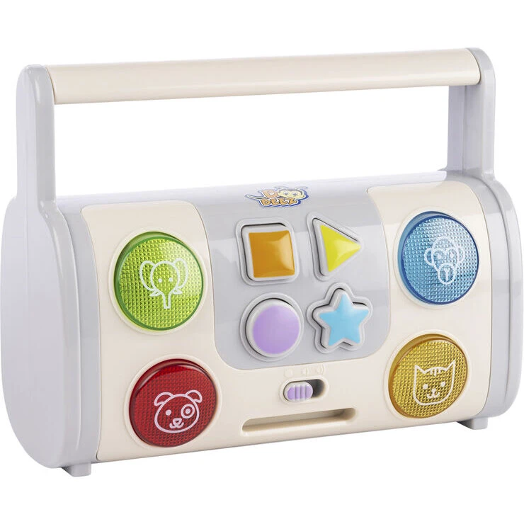 B BEEZ Boombox med lys og dyrelyde