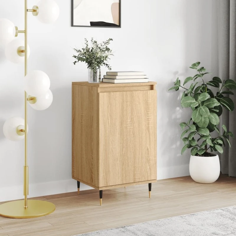 vidaXL Skænk 40x35x70 cm Konstrueret Træ Sonoma-Eg