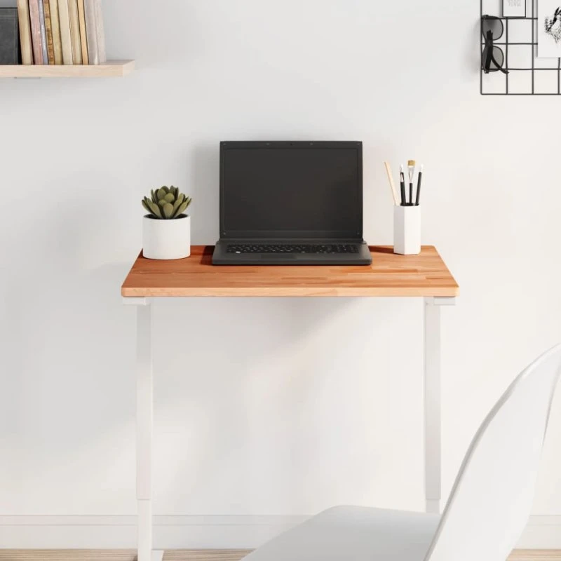 vidaXL bordplade 60x40x1,5 cm massivt bøgetræ