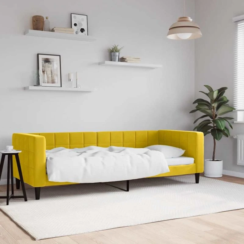 vidaXL Daybed 80x200 cm Gul Velour