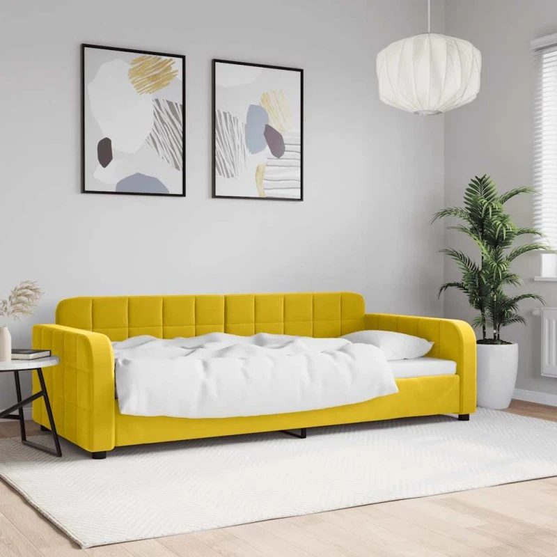 vidaXL Daybed 90x200 cm Velour Gul
