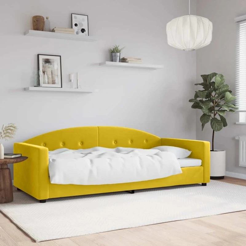 vidaXL Daybed 90x200 cm Velour Gul