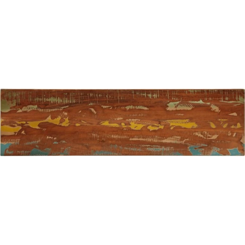 vidaXL bordplade 120x40x2,5 cm massivt genbrugstræ