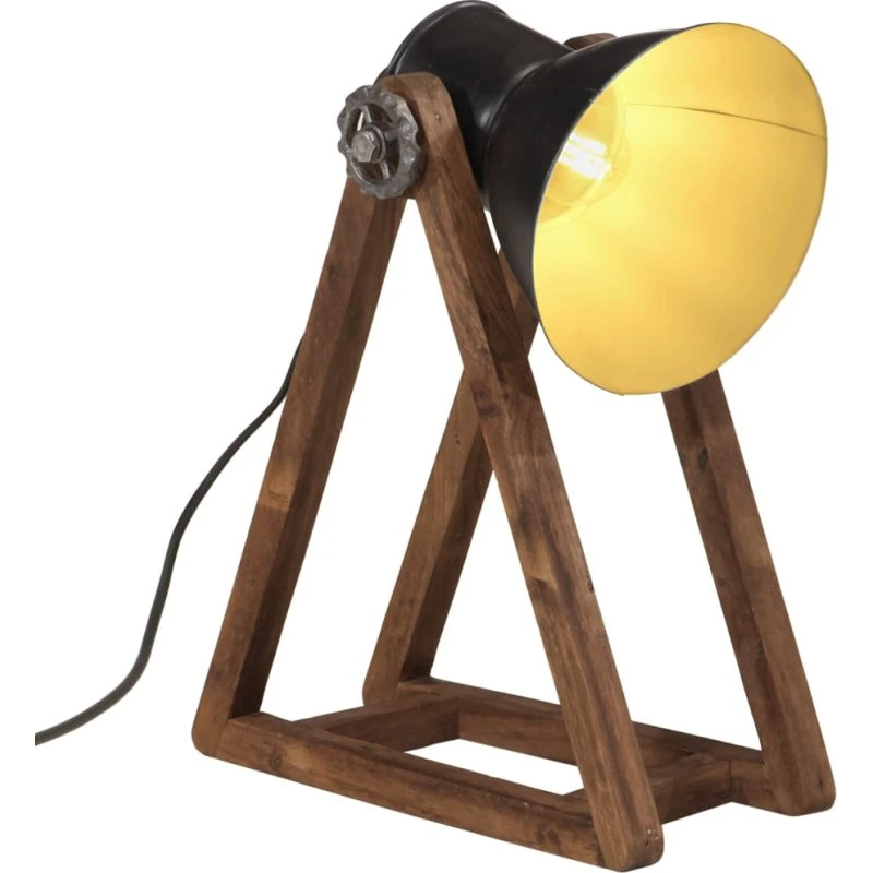 vidaXL skrivebordslampe 25 W, sort, 30x17x40 cm