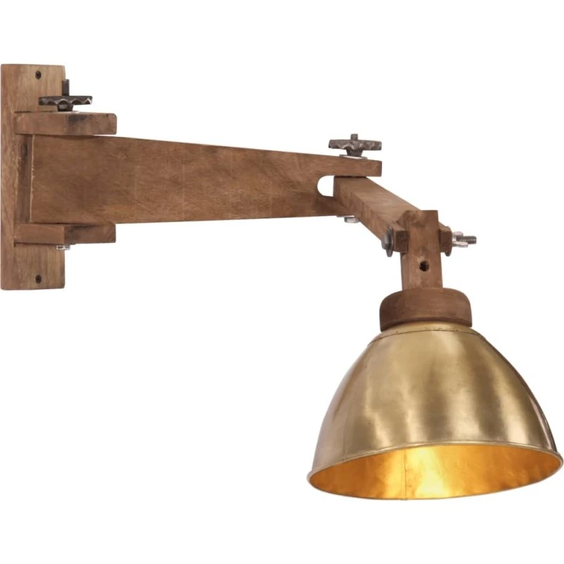 vidaXL Væglampe 150 cm E27 Antik Messing