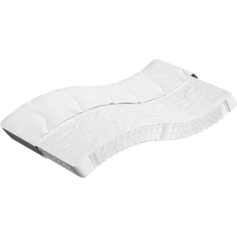 vidaXL Springmadras med Pocketfjedre 100x200 cm Medium Fast