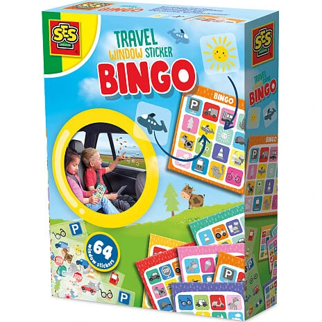 SES Creative Vinduesbingo til bilturen (15 x 20 x 4 cm)
