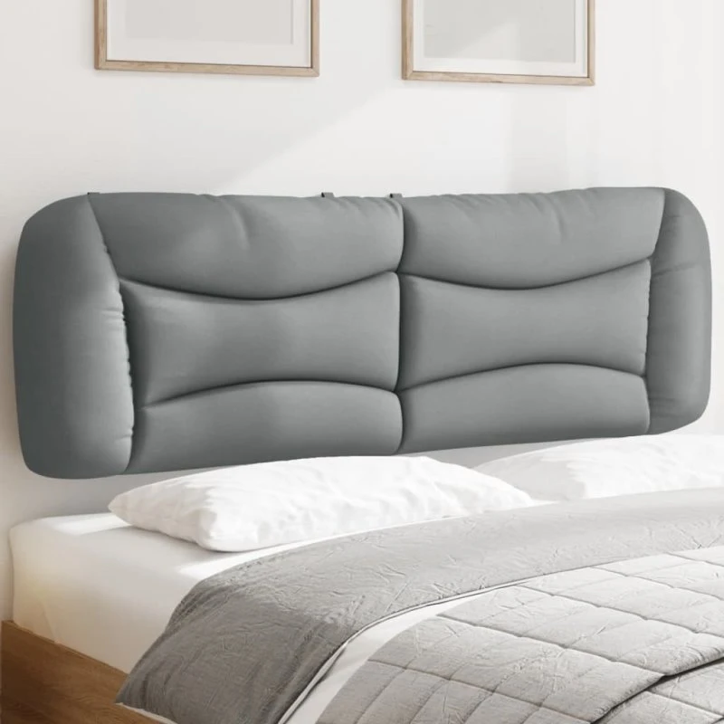 vidaXL Gavlpude 152 cm Lysegrå Stof