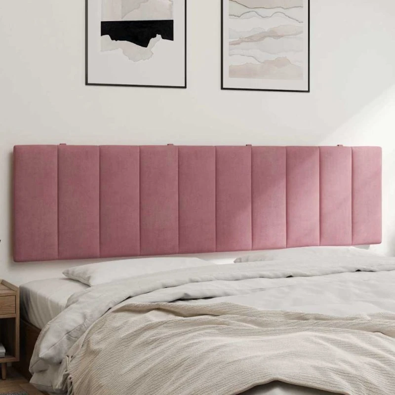 vidaXL Hanko 180 cm gavlpude velour pink