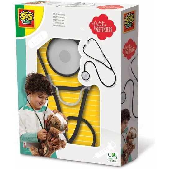SES Creative Stetoskop – lege-stetoskop til børn 3+ (15x20x4 cm)