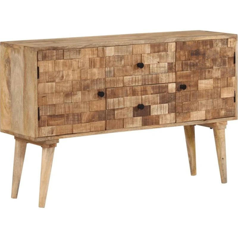 vidaXL Skænk 110x30x70 cm i Massivt Mangotræ