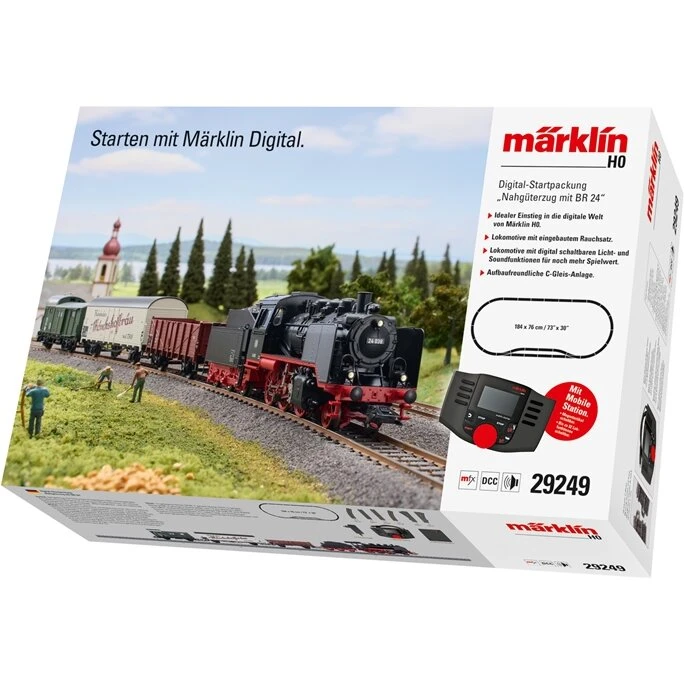 Märklin Digitalt startsæt BR 24 damplokomotiv