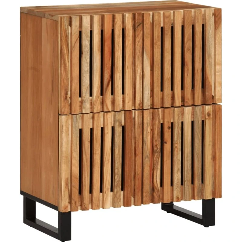 vidaXL Skænk 60x34x75 cm i massivt akacietræ