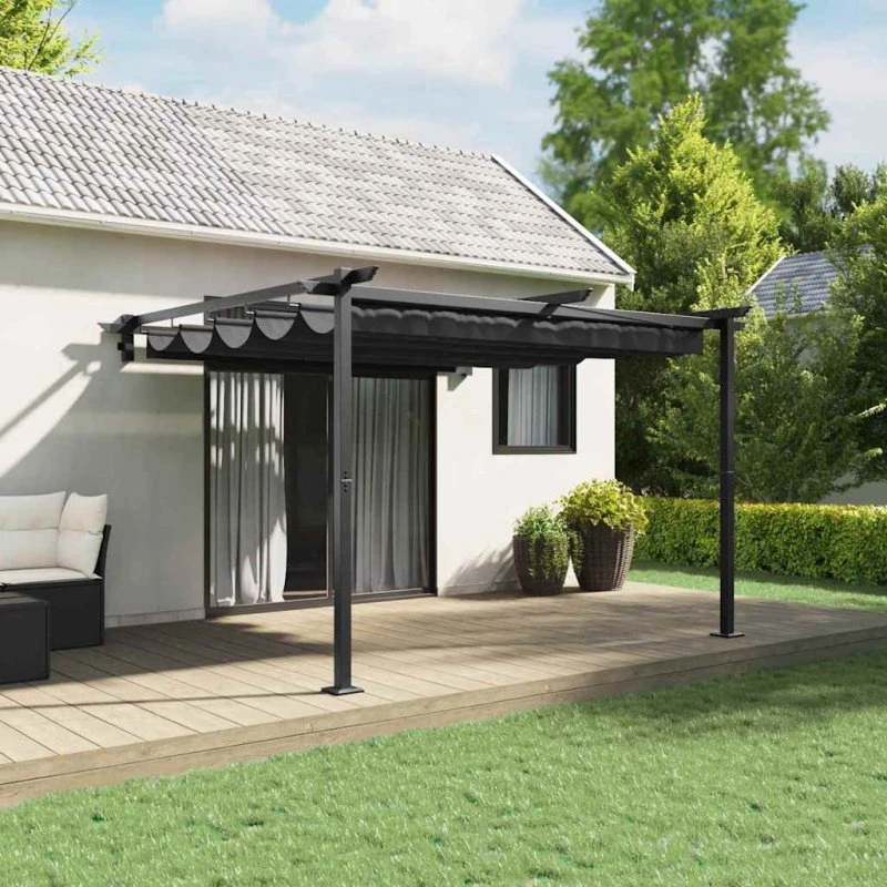 vidaXL Pavillon Antracit 300x300x200 cm Polyester