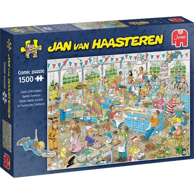 Jan van Haasteren Clash of the Bakers 1500 Brikker Puslespil