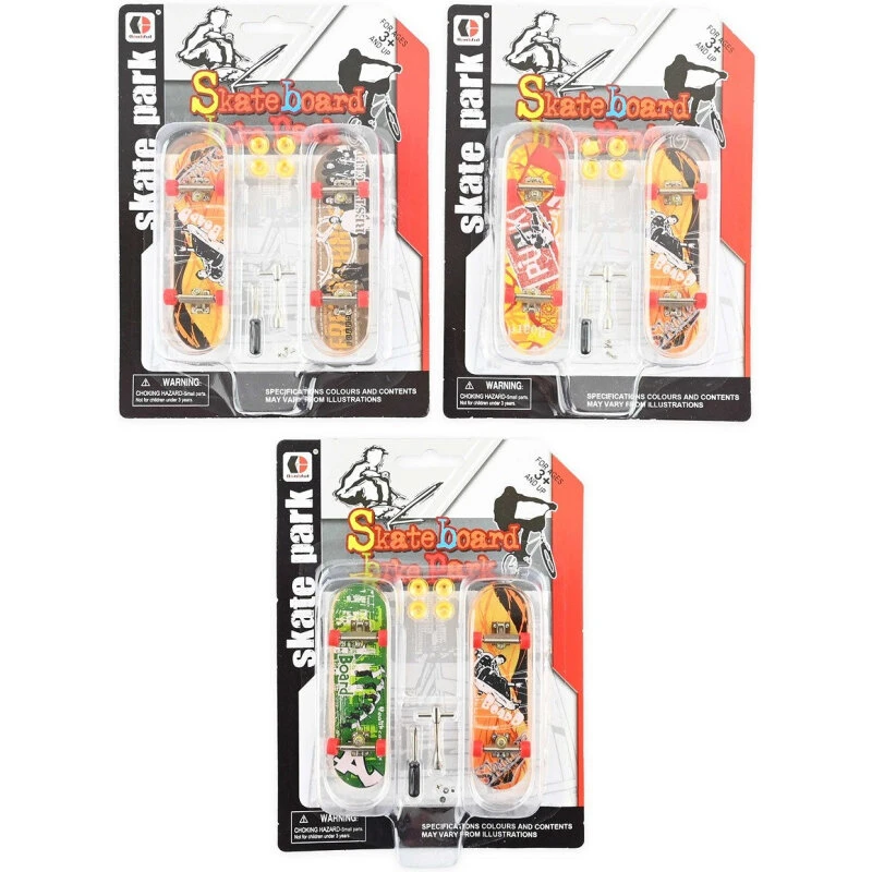 Skatepark Finger Skateboard sæt, 2 stk – 9,5 cm