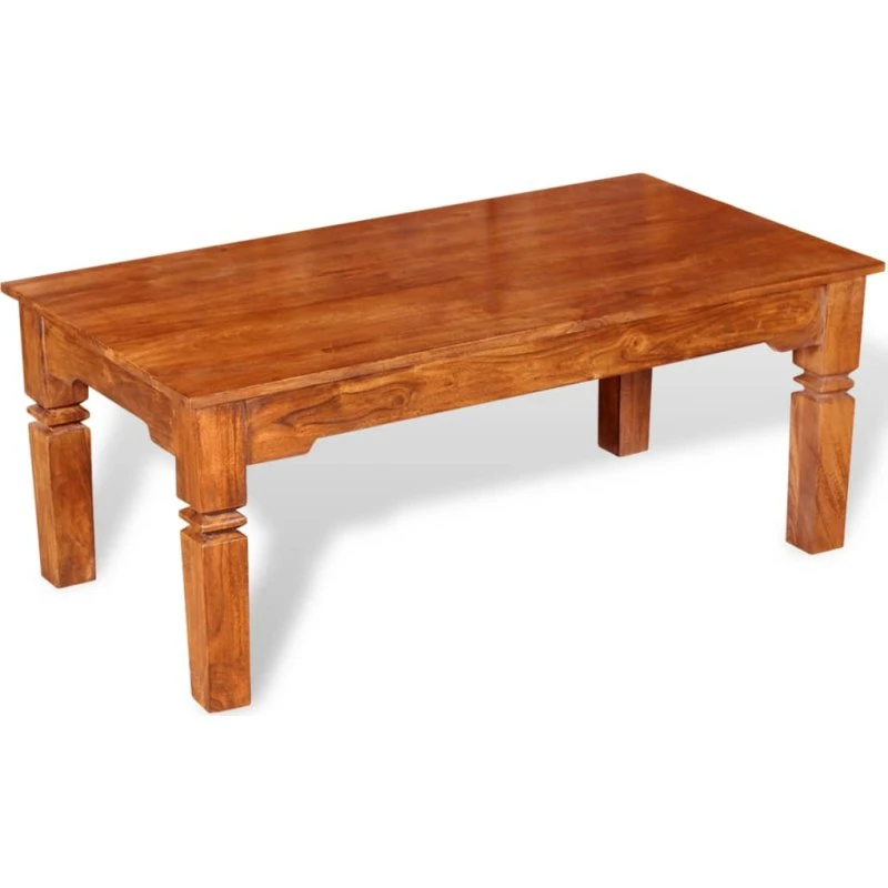 vidaXL sofabord 110x60x45 cm massivt akacietræ