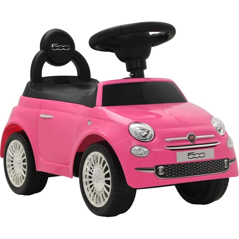 vidaXL Fiat 500 legetøjsbil lyserød