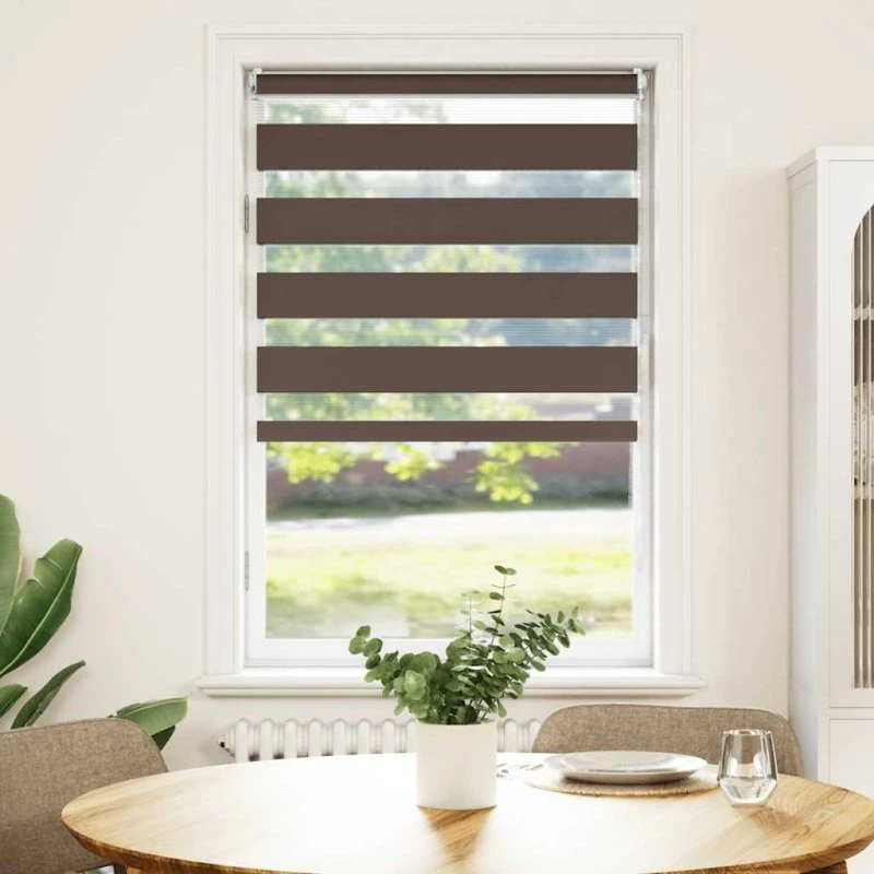 vidaXL Zebragardin 50x100 cm kaffe