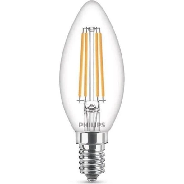 Philips LED-pære E14 60W kold hvid