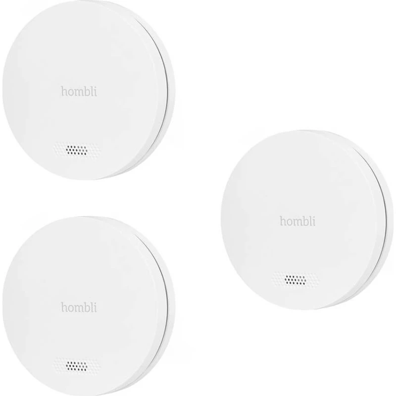 Hombli Smart Røgalarm (Batteri) - 3 stk.