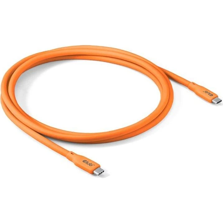 Club 3D USB4 USB-C kabel 2m orange