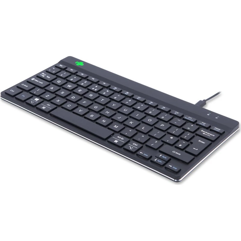 R-Go Compact Break Tastatur UK, USB-C, Sort