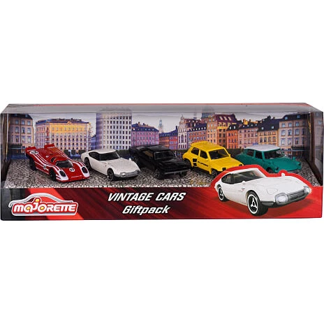 Majorette Vintage legetøjsbiler 5-pak