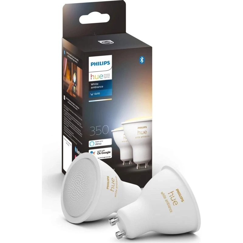 Philips Hue White Ambiance GU10 2-pak