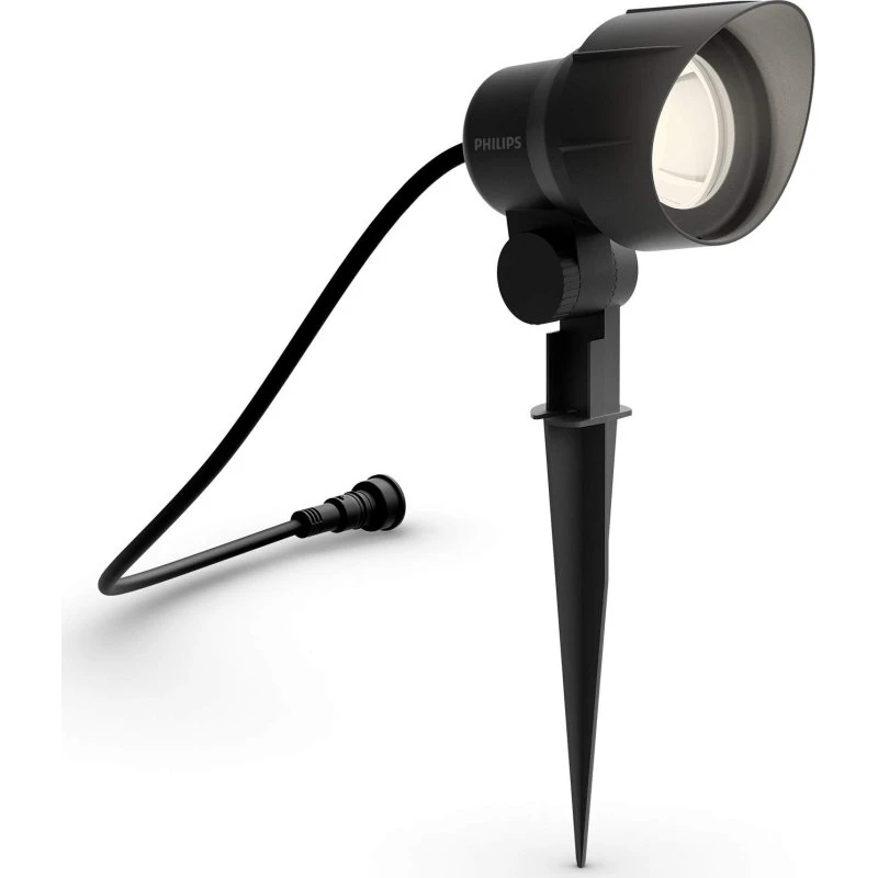 Philips GardenLink Spotlight 6W Varmt Hvidt 600 lm Sort