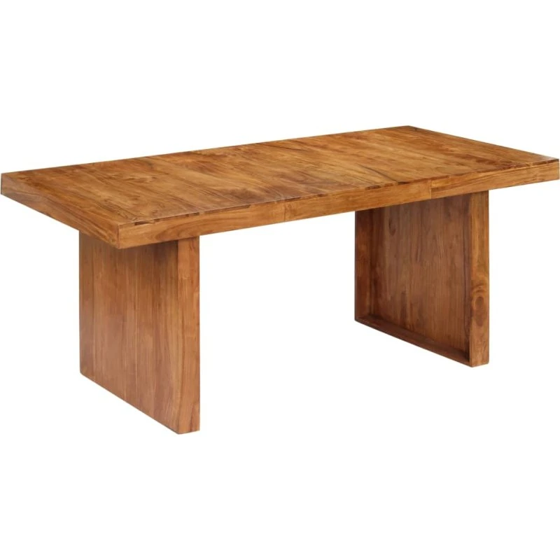 vidaXL Spisebord 180x90x75 cm massivt akacietræ, honningfarvet