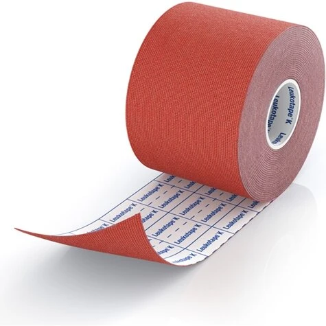 Leukotape K 5 cm x 5 m rød