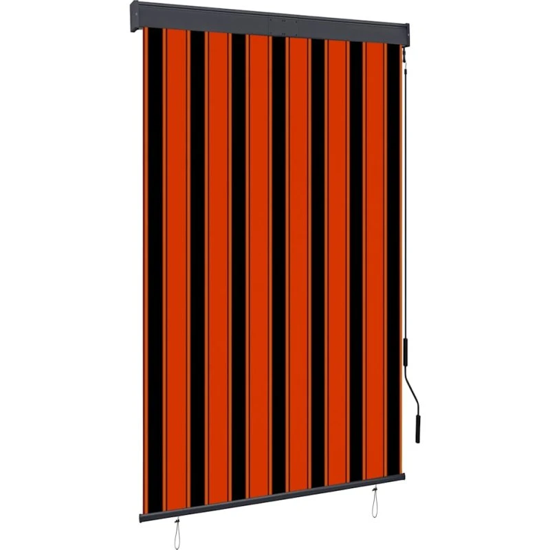 vidaXL Udendørs Rullegardin 120x250 cm Orange og Brun