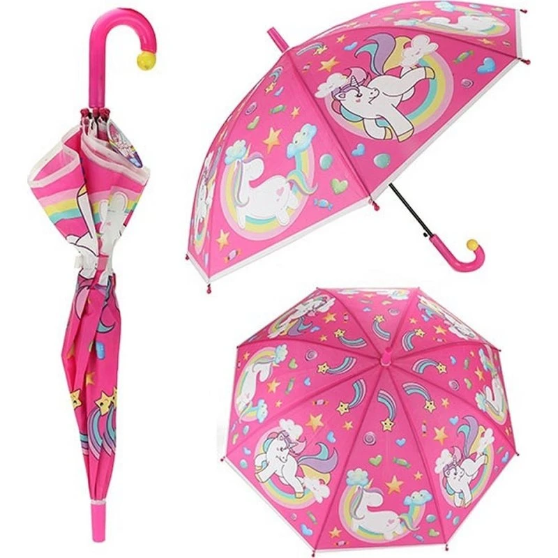 Dream Horse Enhjørning Paraply 80 cm Pink
